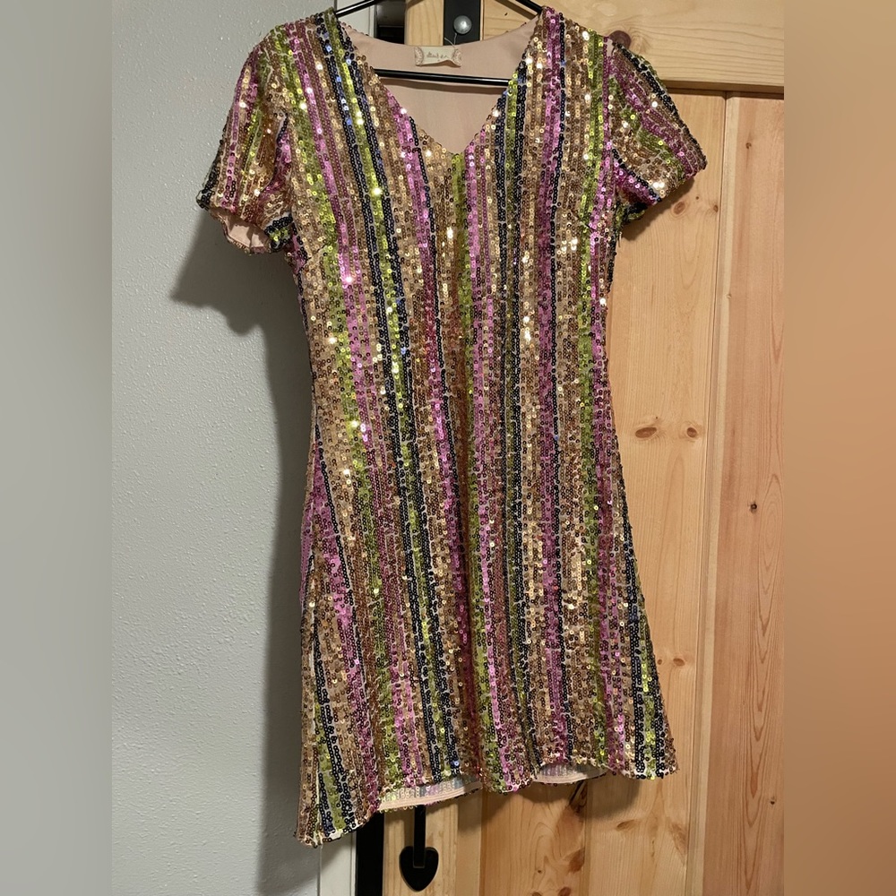 NWT sequins altard state dress